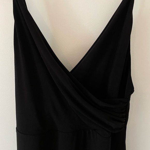 Black Maxi Prom Dress! (with slit) - Picture 4 of 6